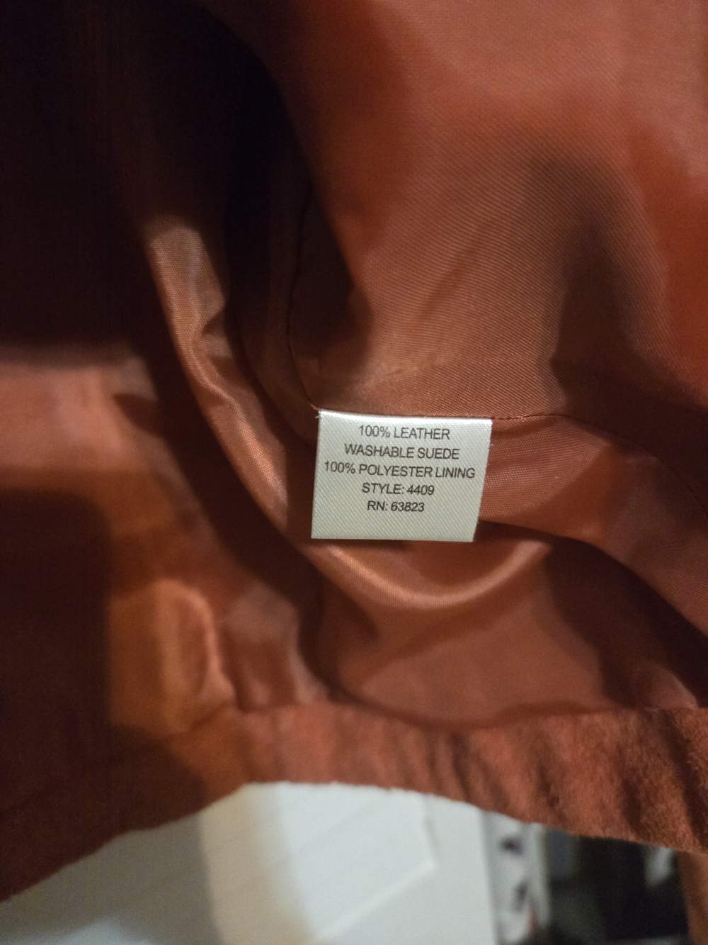 Christopher & Banks Rust Suede Button-Front Jacket - Picture 3 of 3